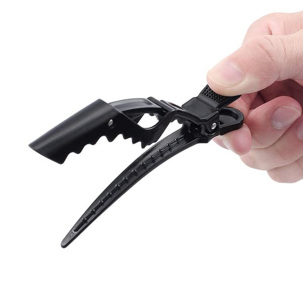 12-Stk Sorte Hårklemmer - Sikkert Hold & Stilfuldt Design