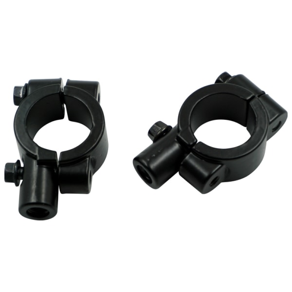 2 Pack 25mm Spejl Gevind Montering Motorcykel Styr til Cykel Motorcykel M8 Sort 0.8 cm