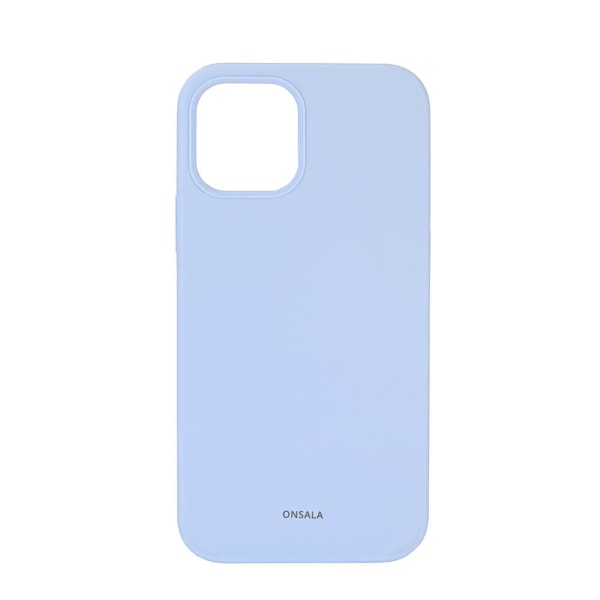ONSALA Mobilskal Silikon Light Blue - iPhone 12 / 12 Pro