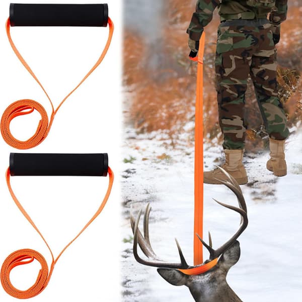 2-Pack Deer Traction Strap, Heavy Duty Jagt Traction Grip