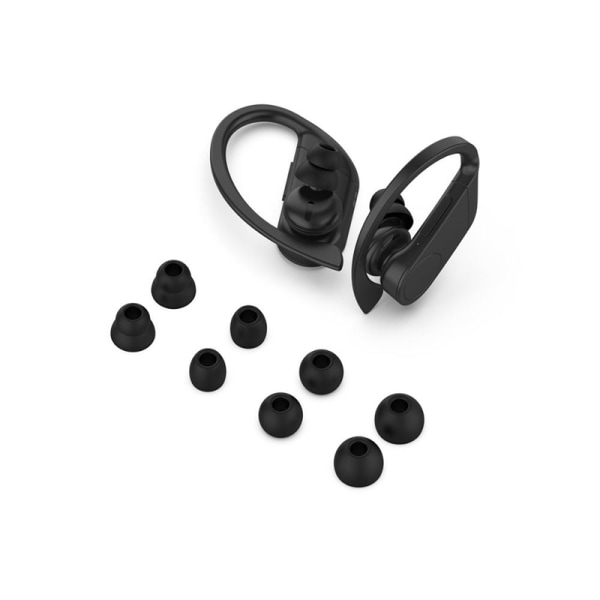 Ersättningsöronproppar för hörlurar 4 par Svart  Beats Powerbeat Svart