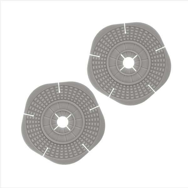 Vindrutetorkarhål Skyddskåpa - 2-pack Grey S Grey S