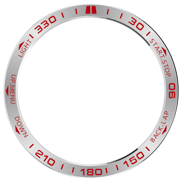 Garmin Tactix 8 Bezel: 47mm AMOLED Racing Style Punainen