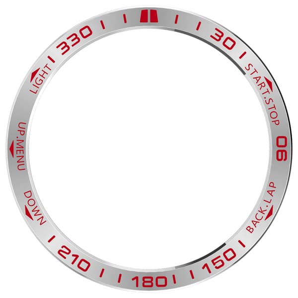 Garmin Tactix 8 Bezel: 47mm AMOLED Racing Style Red Red