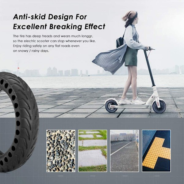 INF Punkteringsfritt däck för Xiaomi elscooter 1-Pack