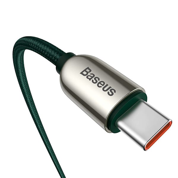 Kabel USB-C till USB-C Baseus Display, 100W, 2m (grön)