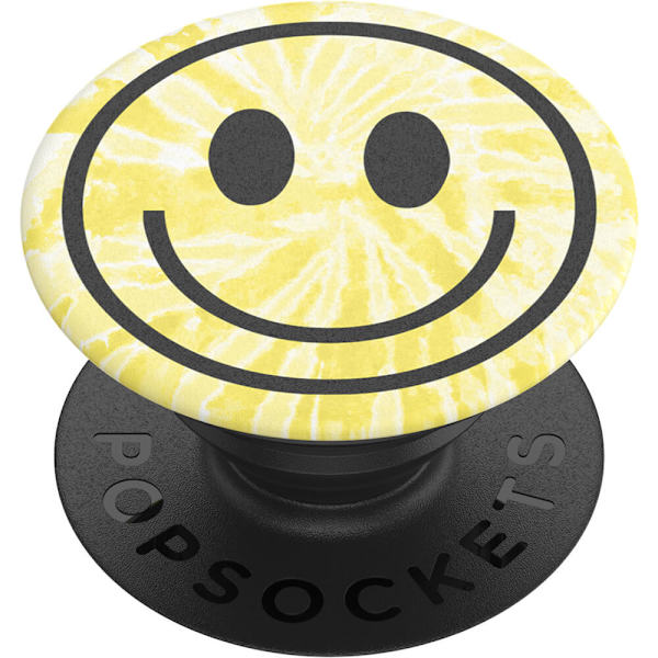 Tie Dye Smiley Avtagbart Grip med Ställfunktion