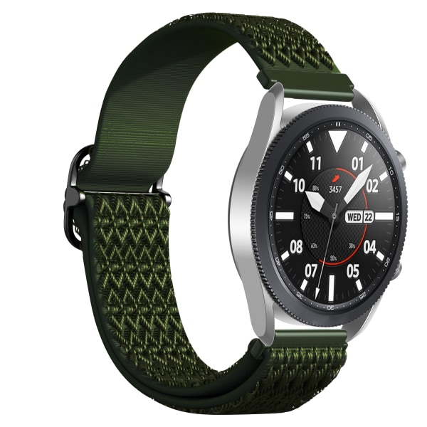 Nylon klockarmband till Samsung Galaxy Watch 4 40mm/44mm Senapsgul