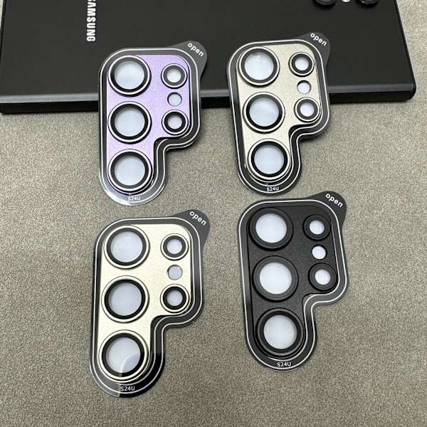 Kameralinsskydd för Samsung 24 Ultra Samsung Galaxy S24 Ultra Svart