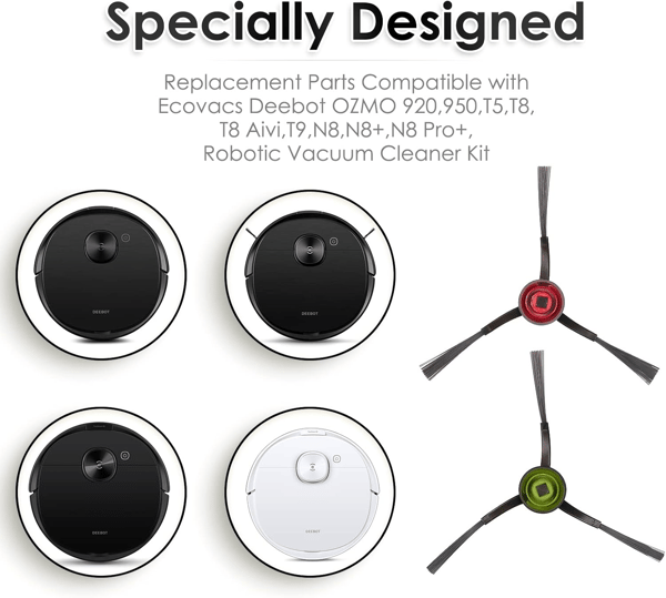 Sivuharja Ecovacs Deebot OZMO 920, 950, T5, T8 AIVI Max Black Black