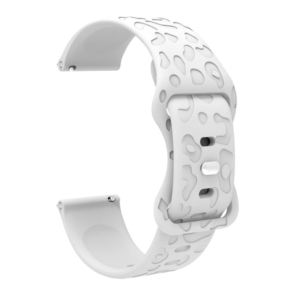 22 mm silikonarmband för Samsung Gear S3 Classic, Huawei Watch 3 Vit