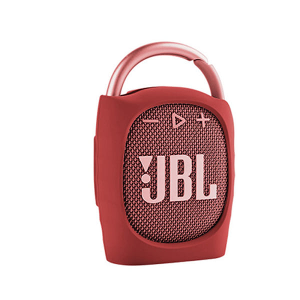 Silikoninen suojakotelo JBL CLIP4 Bluetooth -kaiuttimelle Punainen