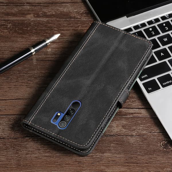 Läderfodral till Xiaomi Redmi Note 14 Pro/Note 14 Pro+ (global version) - Svart