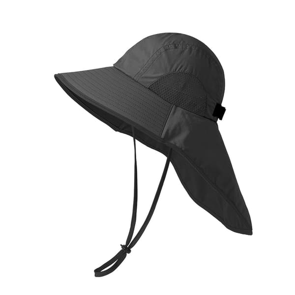 Justerbar solhat med nakkebeskyttelse - 54-58 cm Model 2