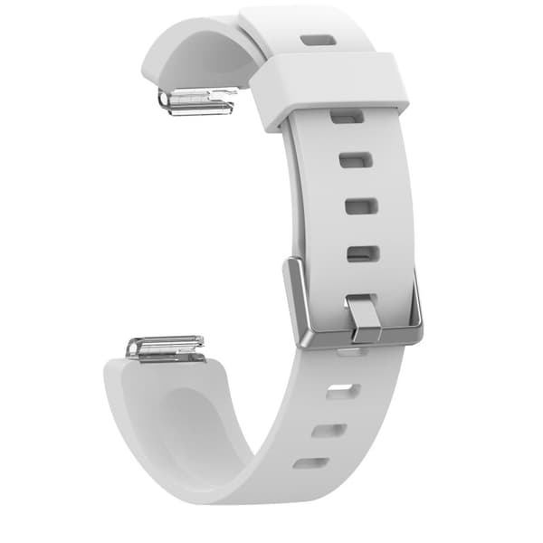 Premium silikone udskiftningsrem til Fitbit Inspire serien White White