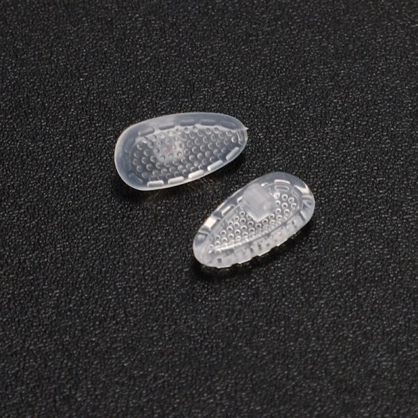 20 par silikon anti-halk näskuddar för glasögon Transparent  WZ- Transparent