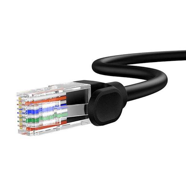 Baseus Ethernet CAT5, 5m netværkskabel (sort)
