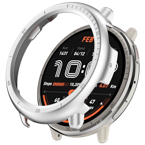 Amazfit Active2 ihåligt skyddsfodral Silver Silver