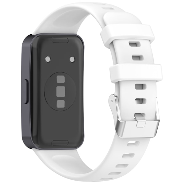 Klockarmband i Silikon för Huawei Band 9 & Band 8 Vit