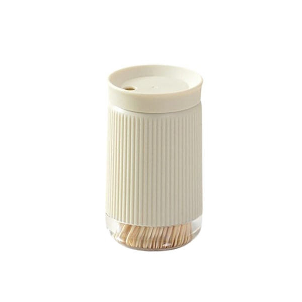 Elegant Tandpetshållare Bekväm & Stilren Förvaring Beige