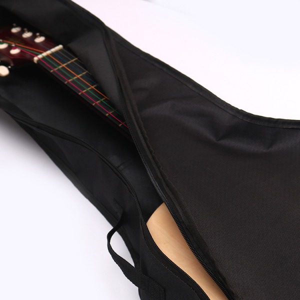 Guitartaske til støvtæt transport-vandtæt oxford-klud Sort 30 in Sort 30 inch