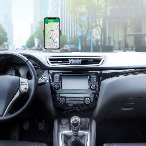 Mobil holder med sugeprop