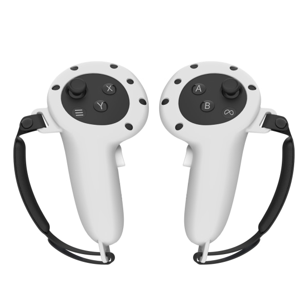 Controller Grips Protector kompatibel med Oculus Meta Quest 3 Vit