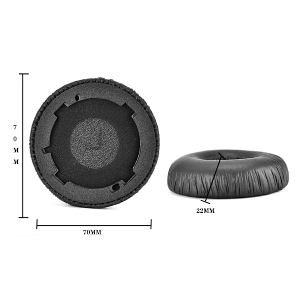 1 korvapehmustepari JBL TUNE 600 BTNC TUNE 600 BT NC T600 Musta