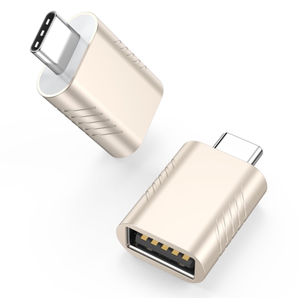 USB 3.2 till Type-C-adapter Ljusgul