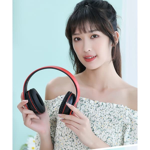 Eloisa punainen over-ear Bluetooth -kuulokkeet B39 - langattomat