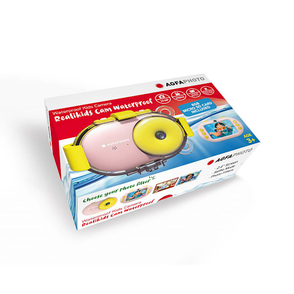 Digitalkamera Realikids Vattentät Rosa