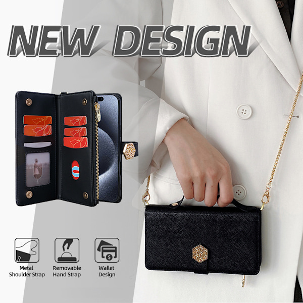 Xiaomi Redmi Note telefonfodral med kedja Modell 4