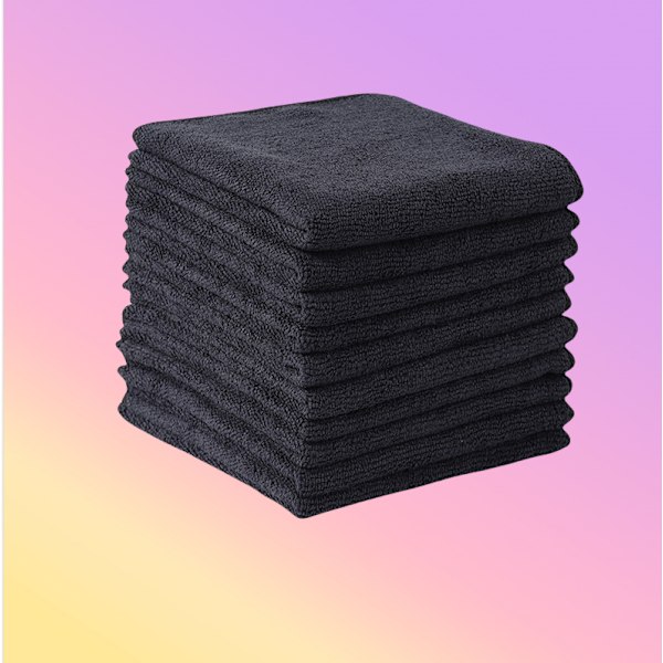 2-pack multifunktionella rengöringsdukar Svart L