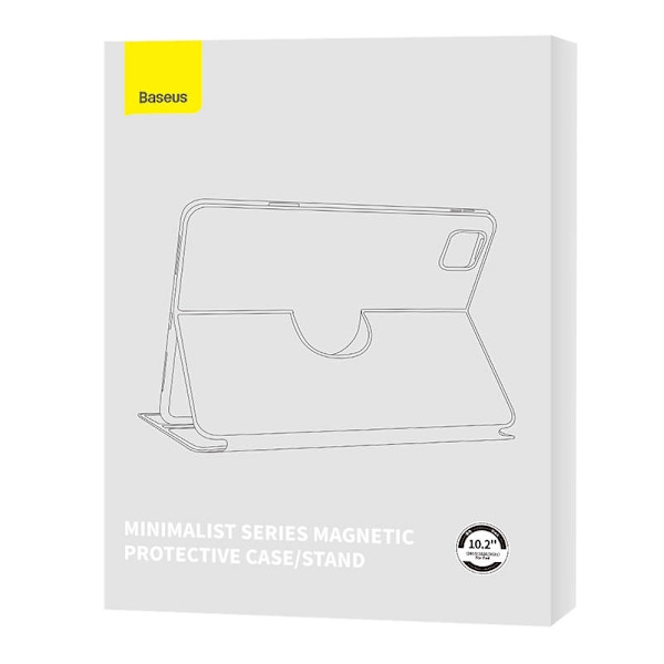 Baseus Minimalist Series IPad 10,2" magnetisk beskyttelsescover (sort)