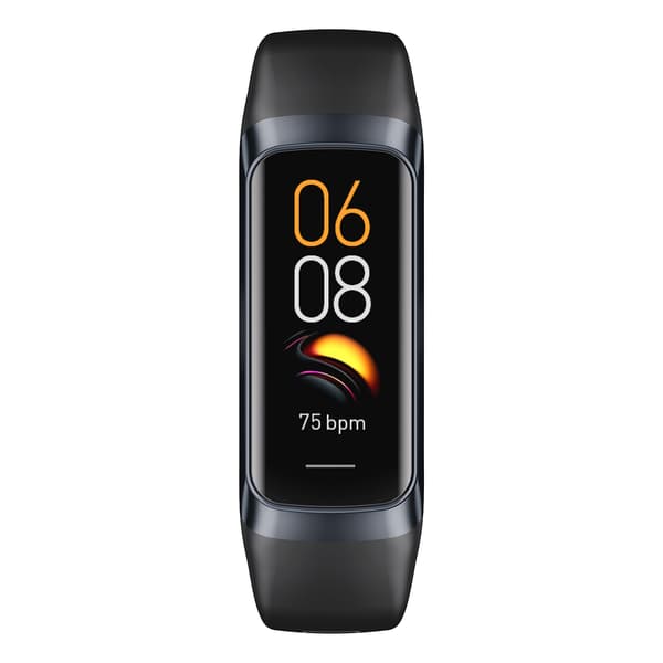 Smal och Stilren Smartwatch med Hälsoövervakning och Anpassning Black Black