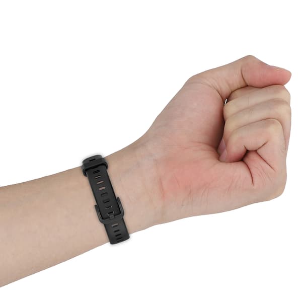 Silikone urrem til Huawei Band 10/9/8 Black Black