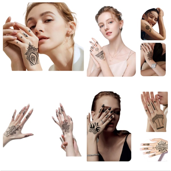 Temporära Tatueringar för Handrygg - 1 Par