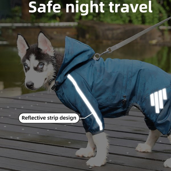 Pet regnfrakke XL