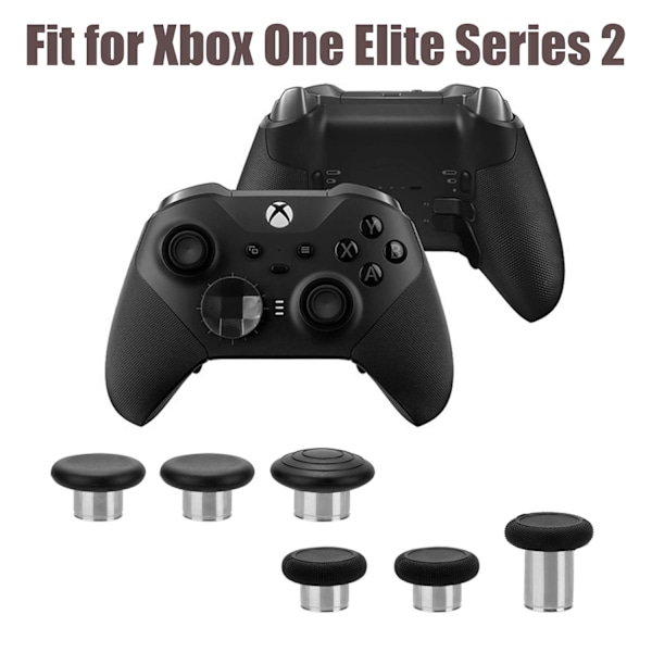 Tumknappar för spelkontroll för Xbox One Elite Series 2 6-pack Xbox One Elite / Xbox Elite Series 2 Svart