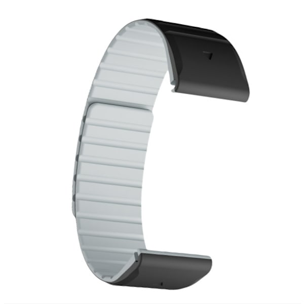 Garmin Fenix -ranneke, magneettinen silikoninen Garmin-kellohihna, yhteensopiva Fenix 8/7/6/5 -mallien kanssa Musta + Sininen 22 mm