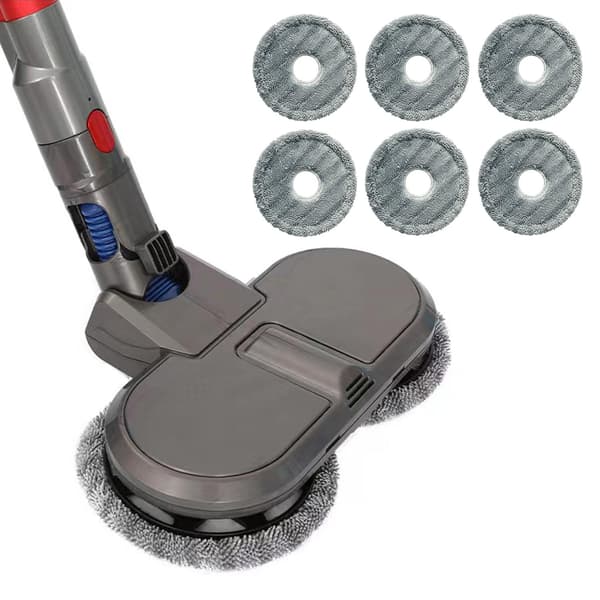Støvsugermoppehoved med 6 moppepuder til Dyson V11/V10/V15/V8/V7