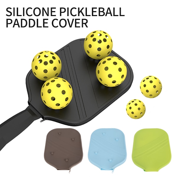 Silikoninen Pickleball-mailan suojus Harmaa