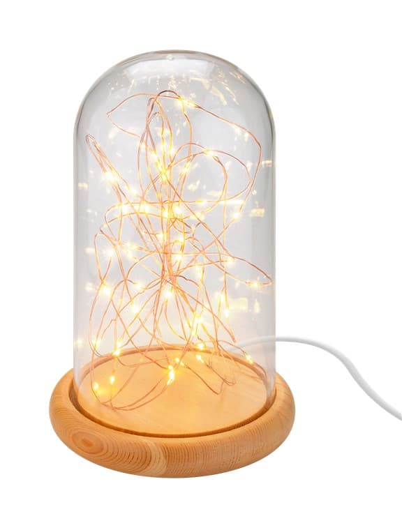 Lasikupu mikro-LED-mikrovalolenkillä