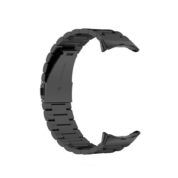 Google Pixel Watch 2,3 mm rem i rustfrit stål Sort