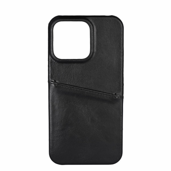 Mobilskal Läder Svart - iPhone 13 Pro