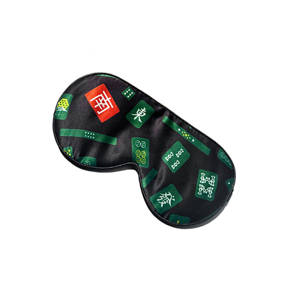 Silk Sleep Mask Musta