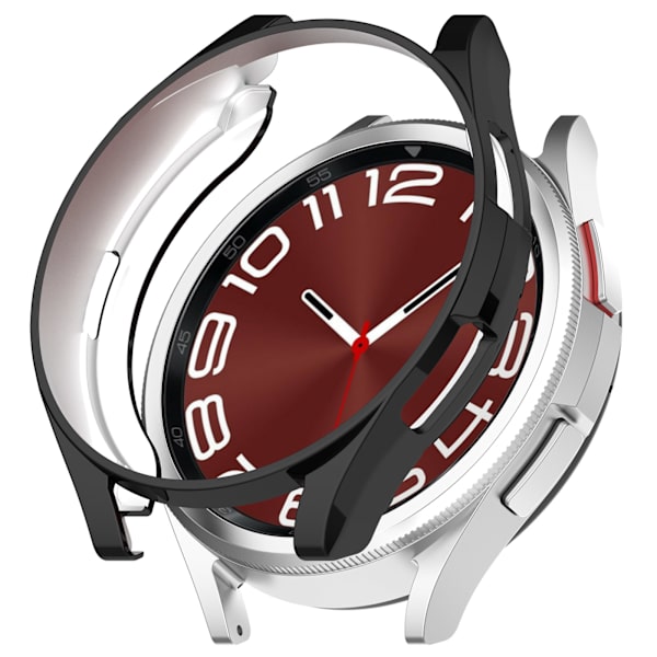 TPU-beskyttelsesetui til Samsung Galaxy Watch 6 Classic Sort 47mm/4.9 x 4.9 cm