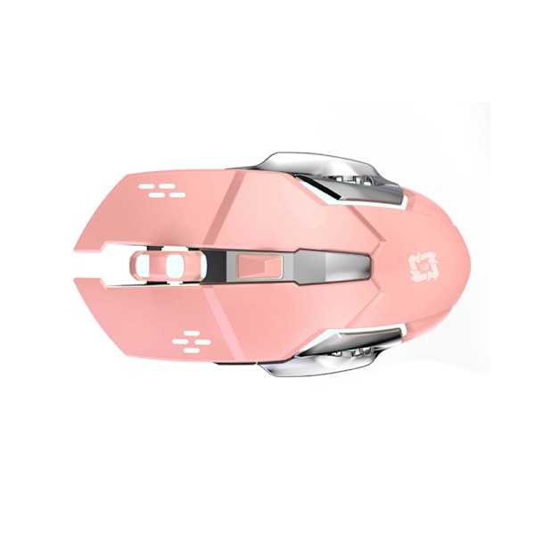 Trådlös mus - Uppladdningsbar Bluetooth Dual-Mode Rosa