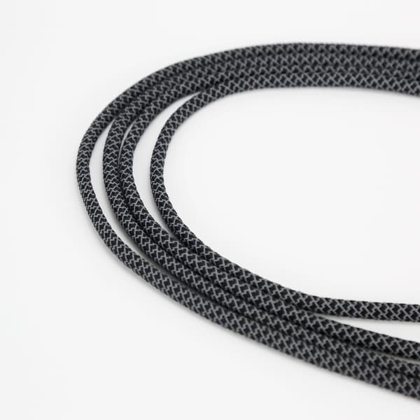 Reflekterende snørebånd (160 cm, 2 par) Black Black