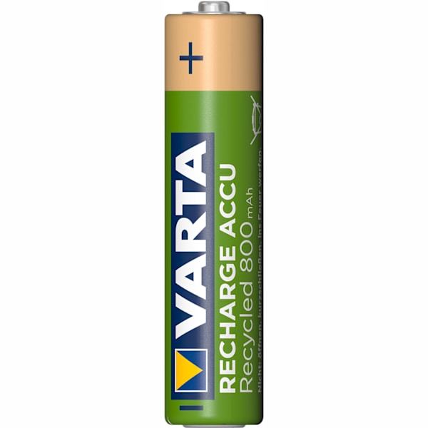 Recycle Laddningsbart batteri AAA 800 mAh 4-p